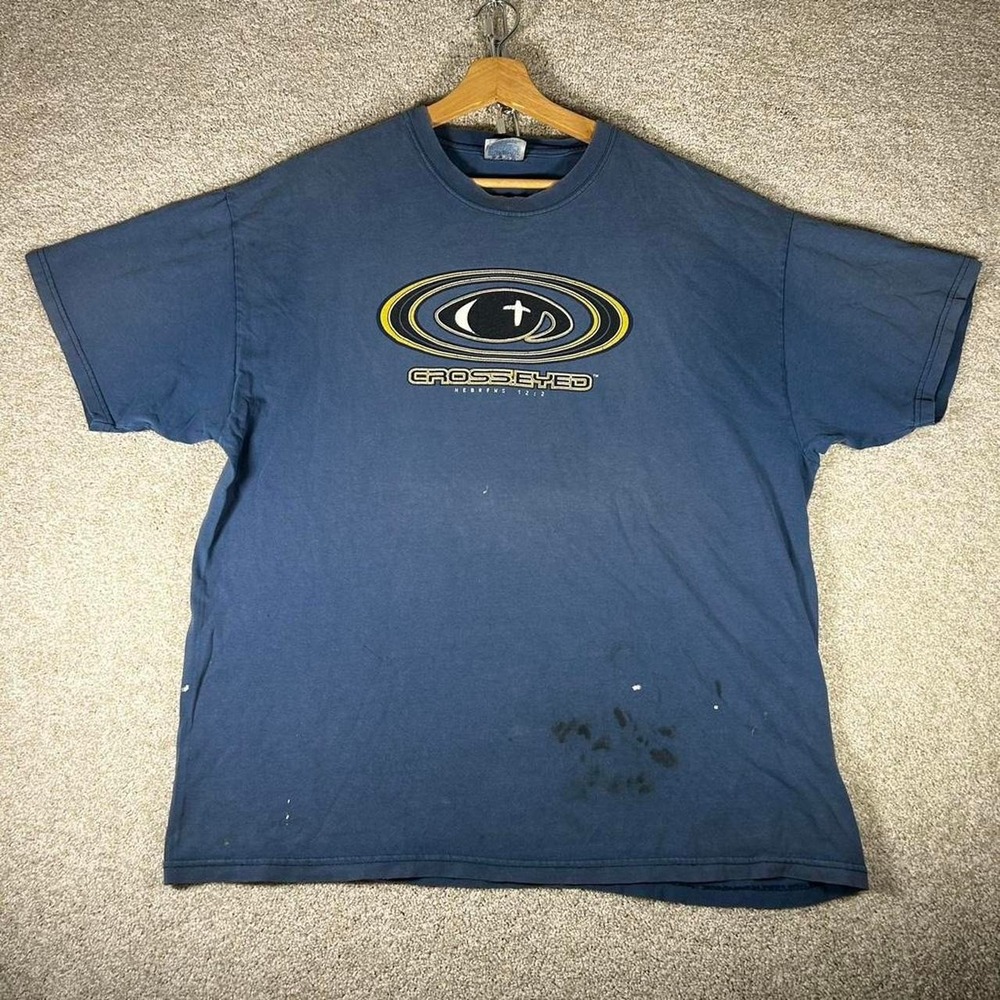 Vintage 90s Jesus Christian surfer style faded and distressed t-shirt Size XL